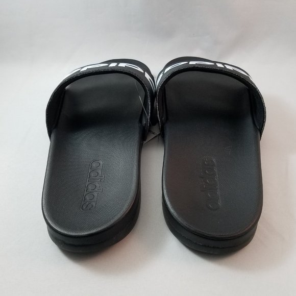 NEW Men's Sz 12 Adidas COMFORT Slide Black - Picture 6 of 8
